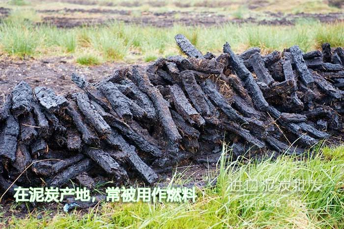 在泥炭產(chǎn)地，泥炭被開采用作燃料